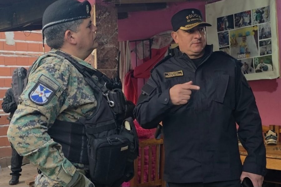 operativo -Santa Rosa.jpg Santa Rosa : Alarma: intendente correntino amenazado por narcos