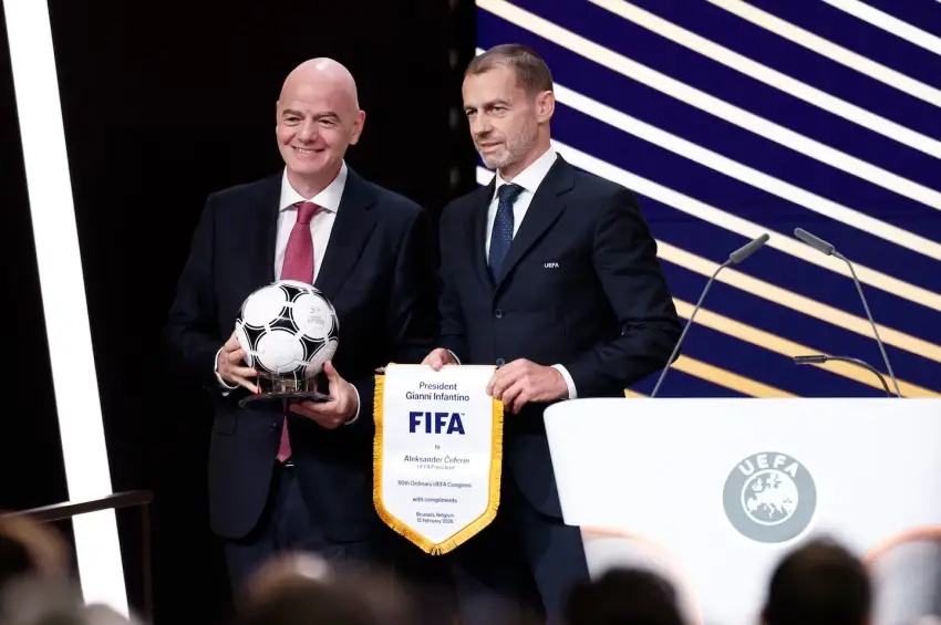 uefa-fifa.webp La UEFA anunció que dejará de participar en las competencias de la FIFA