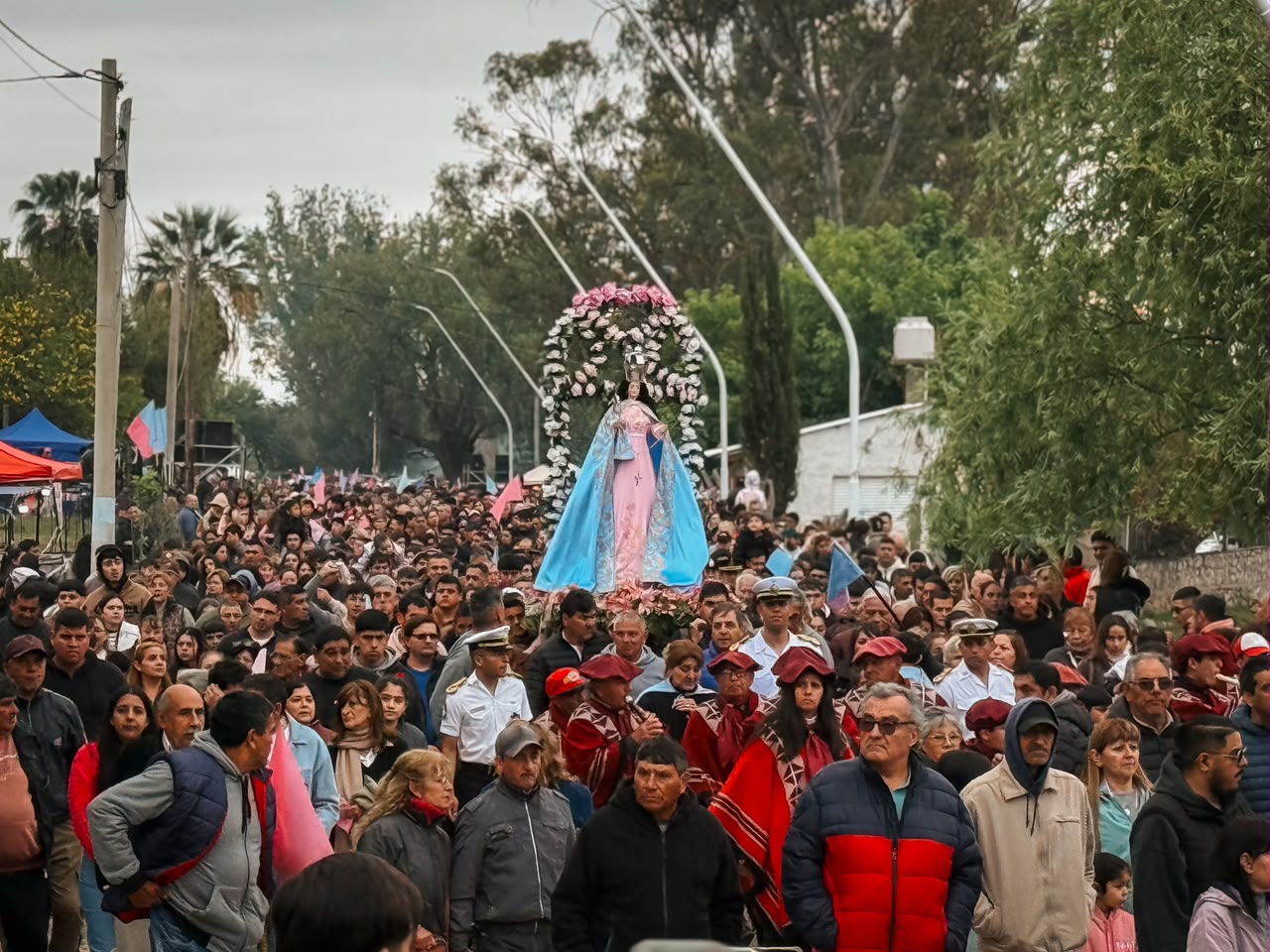 La vicegobernadora acompañó la emotiva celebración de la Virgen de Polco