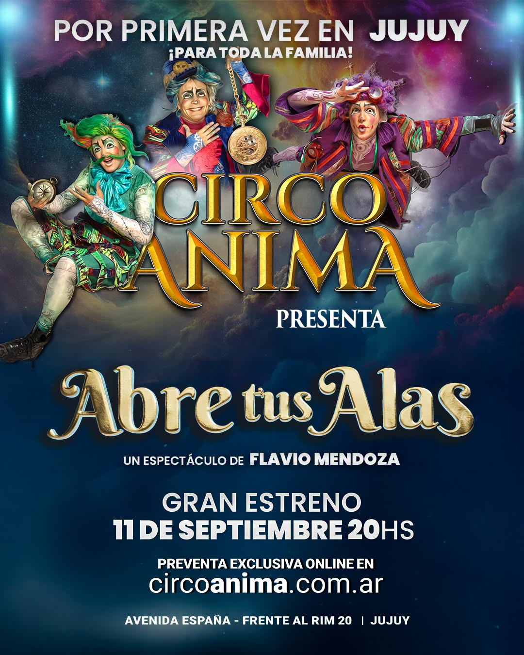 CIRCO ÁNIMA desembarca en Jujuy con el éxito de “Abre tus Alas”