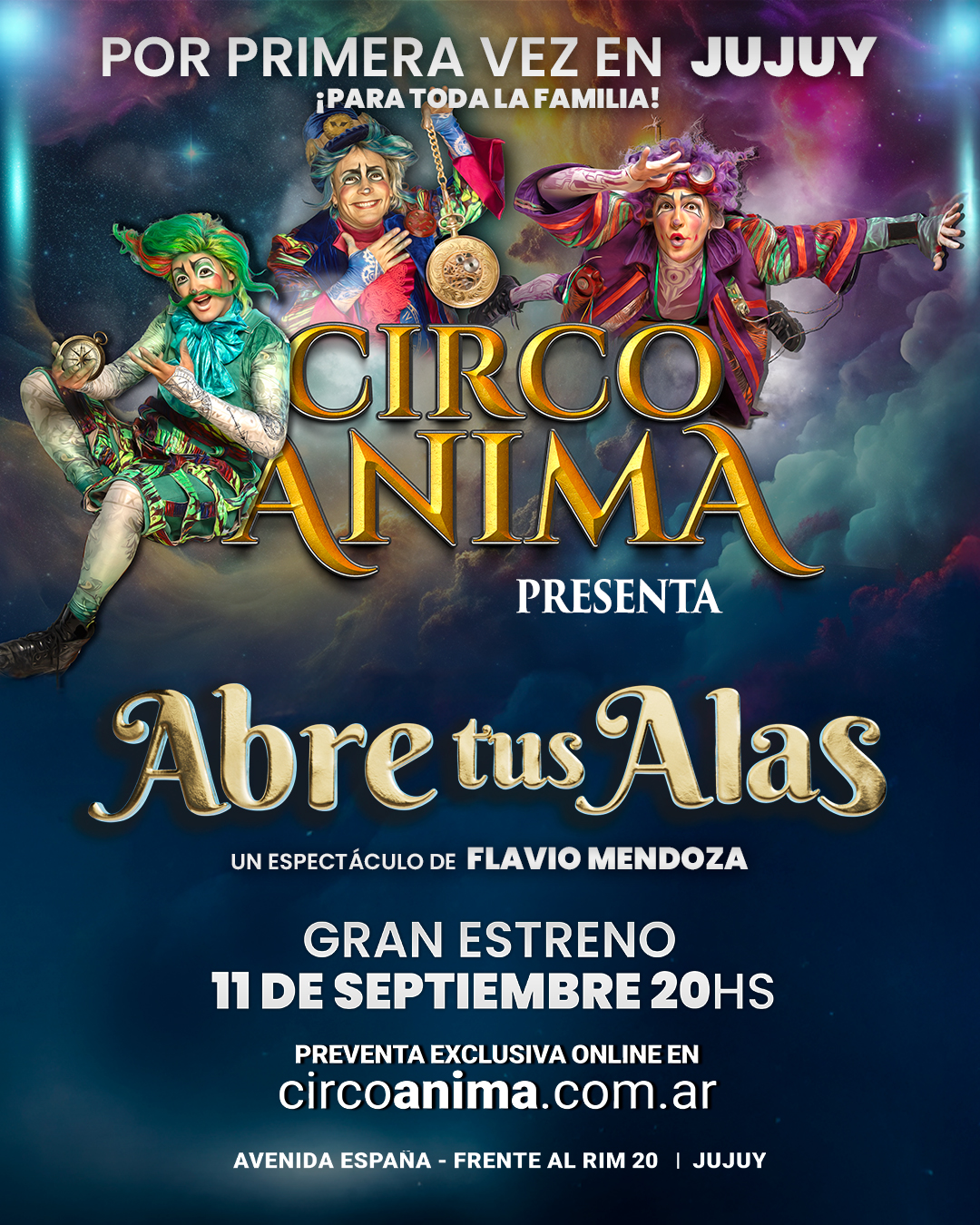 CIRCO ÁNIMA desembarca en Jujuy con el éxito de “Abre tus Alas”