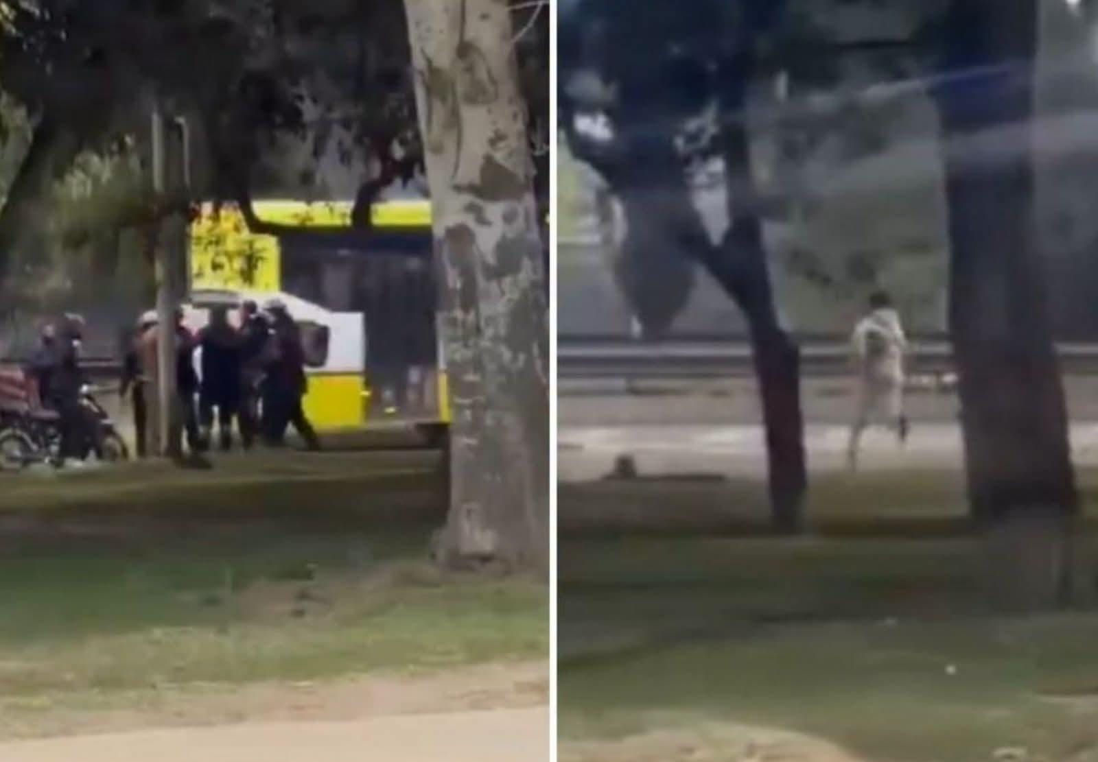 DRAMÁTICO: UN MENOR FUE ATROPELLADO CUANDO ESCAPABA DE UN GRUPO DE REPARTIDORES