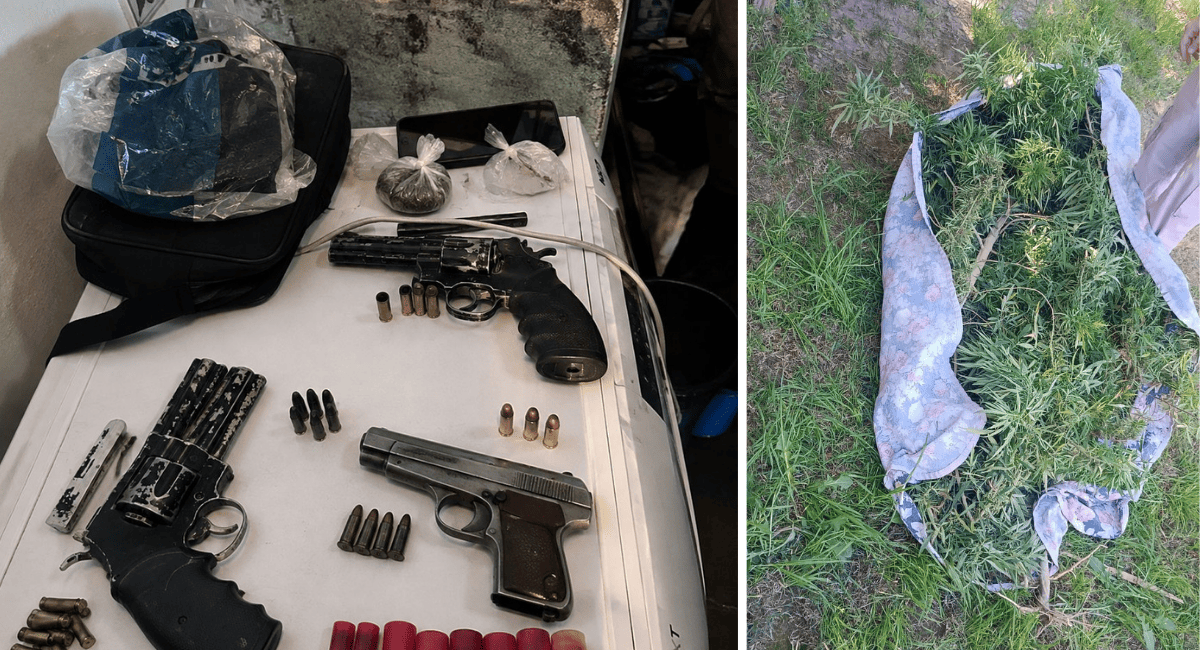 Investigaban robos en Rivadavia y hallaron armas y marihuana en Chimbas Investigaban robos en Rivadavia y hallaron armas y marihuana en Chimbas