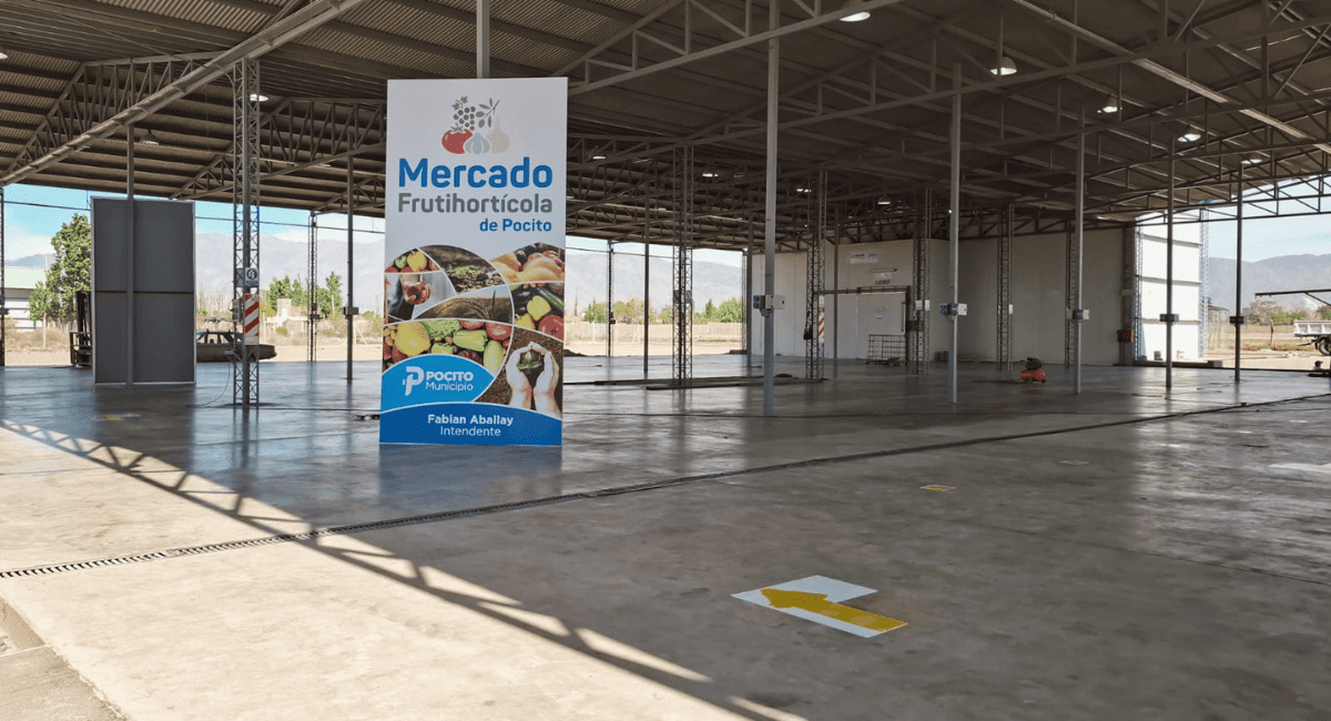 El intendente Fabian Aballay inaugurará este jueves el Mercado Frutihortícola de Pocito