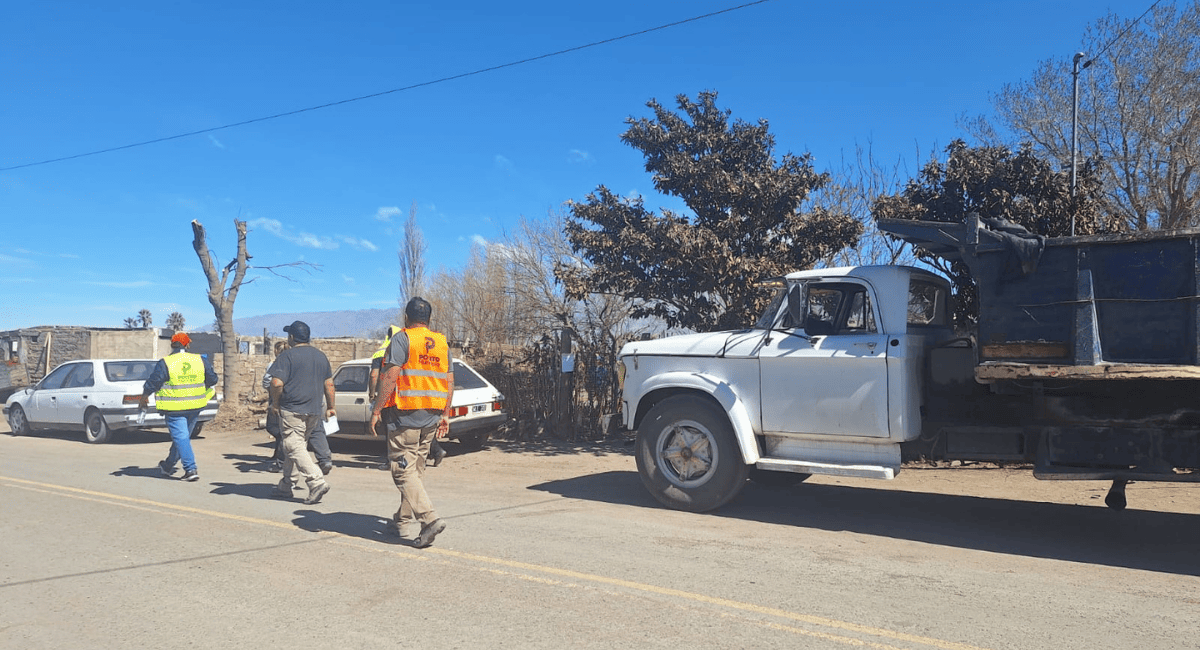 Pocito inició la reconstrucción de las viviendas afectadas por los incendios en la zona de Alfonso XIII
