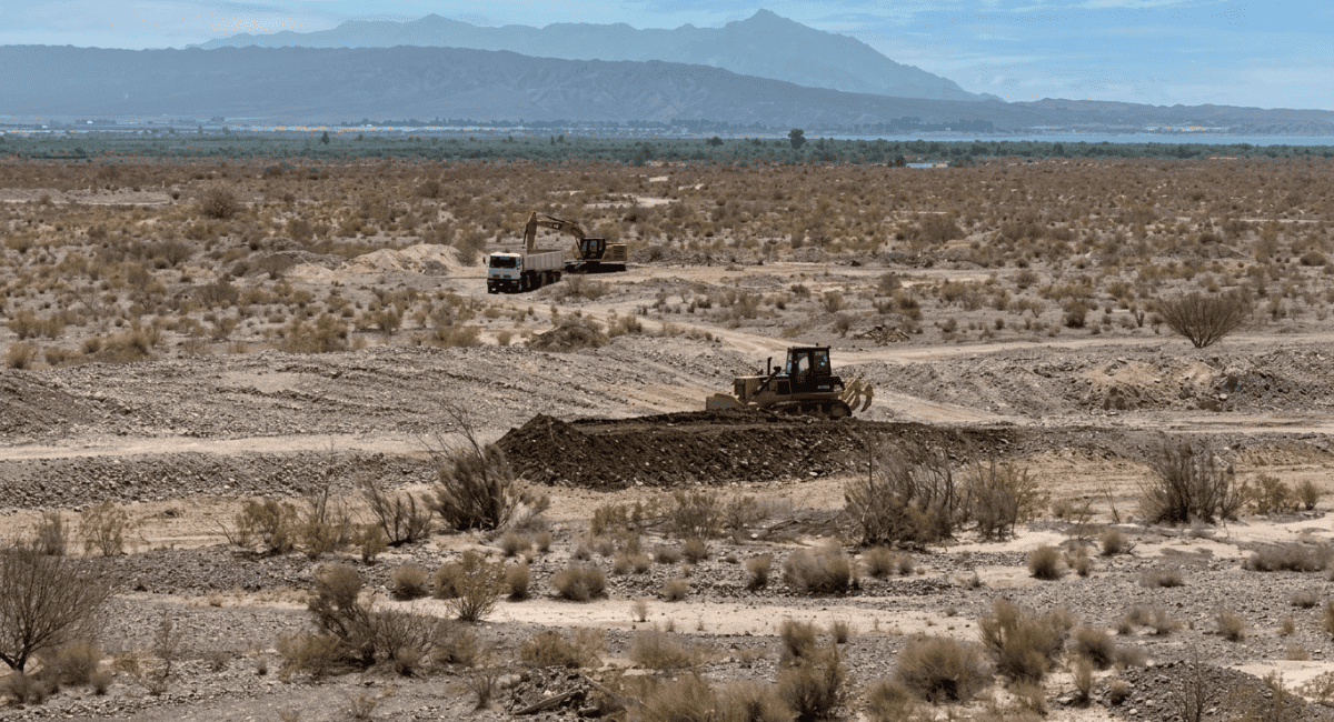 Río San Juan: las obras para mejorar la circulación del agua alcanzan el 30% de avance
