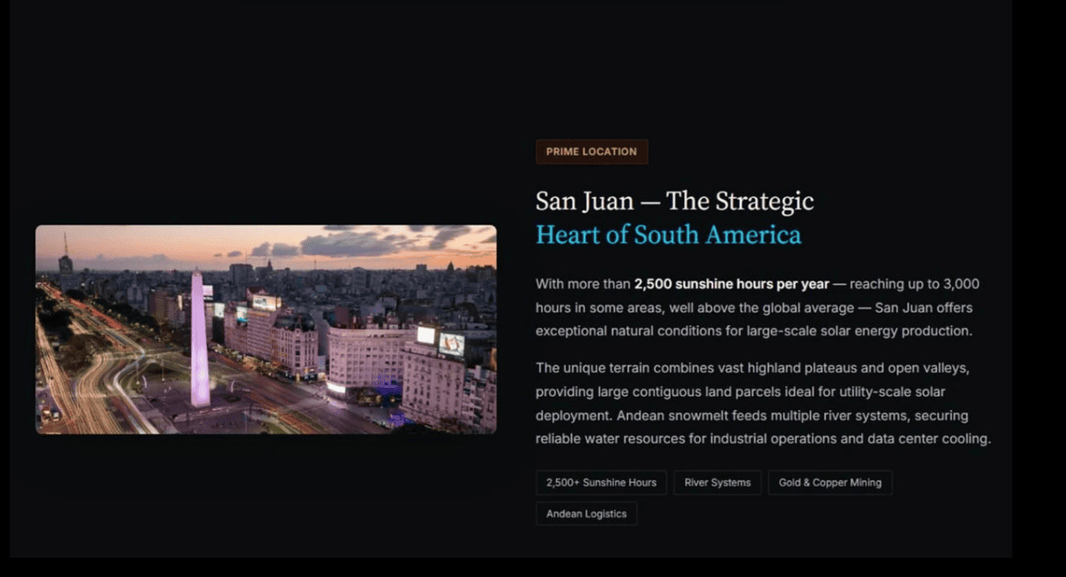 El Gobierno de San Juan emitió un comunicado oficial alertando que el «Proyecto XCity» no existe formalmente