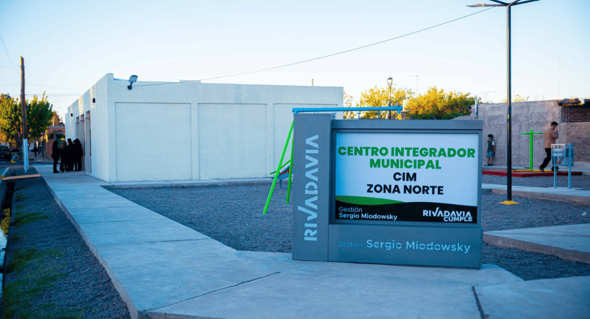 Rivadavia inauguró su primer Centro Integrador Municipal en un terreno recuperado de Villa Lourdes Rivadavia inauguró su primer Centro Integrador Municipal en un terreno recuperado de Villa Lourdes