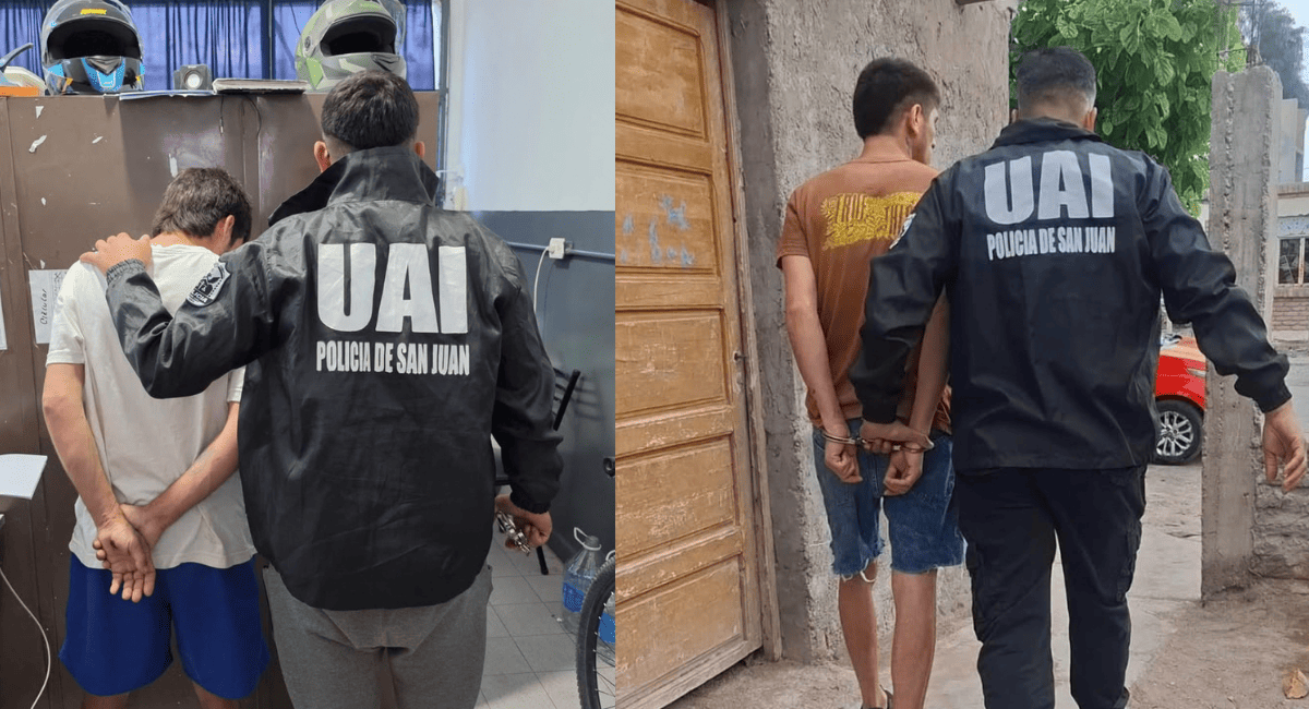 Cayeron dos prófugos en San Juan: no habían regresado al Penal tras salidas transitorias