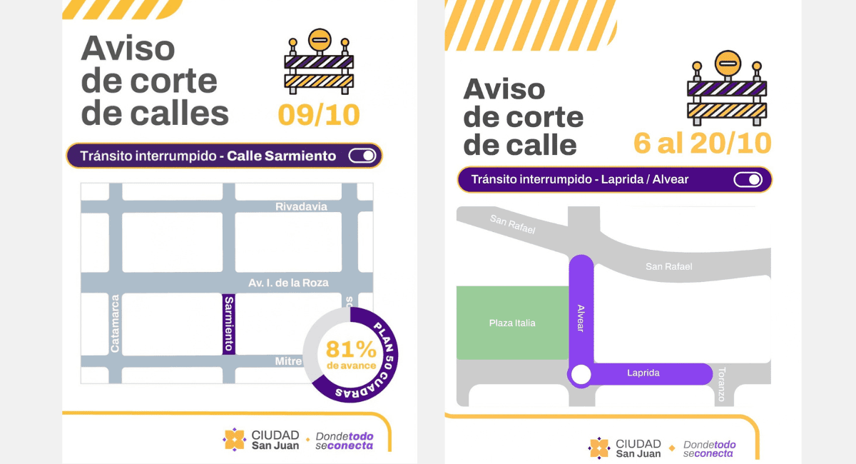 El Plan 50 Cuadras registra un 81% de avance y repavimentan calle Sarmiento en Capital El Plan 50 Cuadras registra un 81% de avance y repavimentan calle Sarmiento en Capital