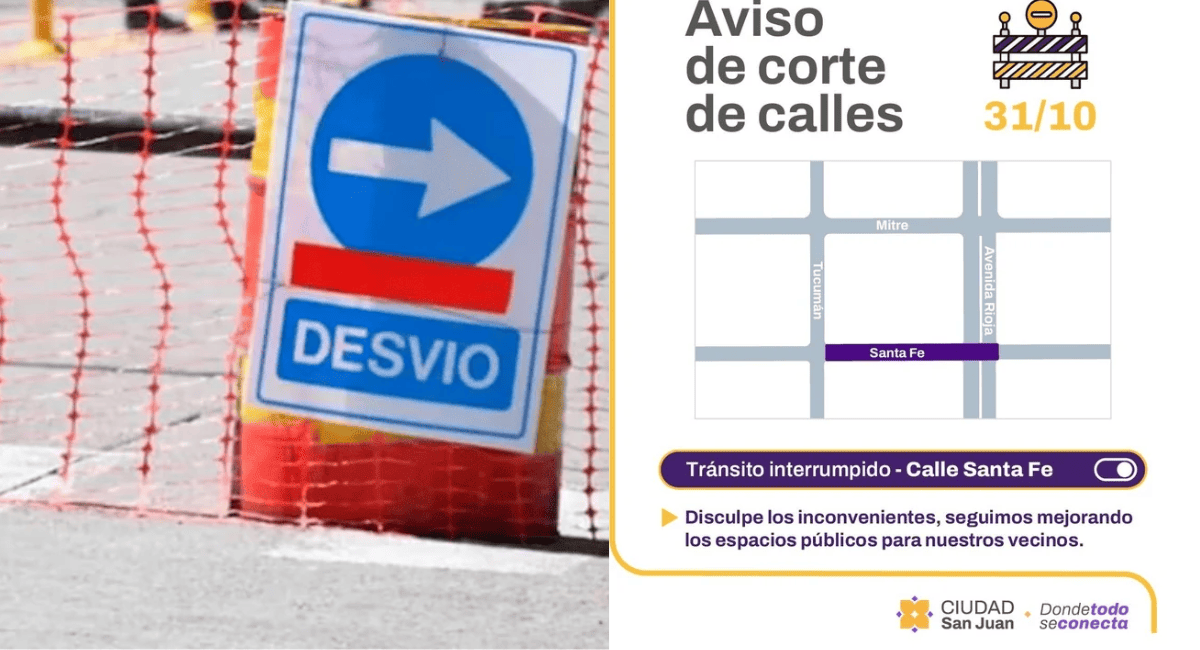 Capital,cortes de tránsito parciales este sábado en calle Santa Fe e intersecciones Capital,cortes de tránsito parciales este sábado en calle Santa Fe e intersecciones
