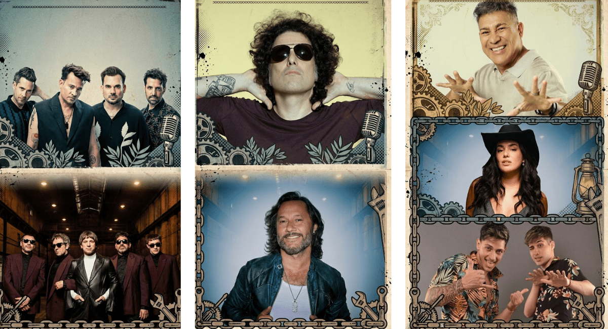 Turf, Tan Biónica, Diego Torres, Andrés Calamaro, La Pepa Brizuela, Ángela Leiva y Desakta2 en la FNS 2026 Turf, Tan Biónica, Diego Torres, Andrés Calamaro, La Pepa Brizuela, Ángela Leiva y Desakta2 en la FNS 2026