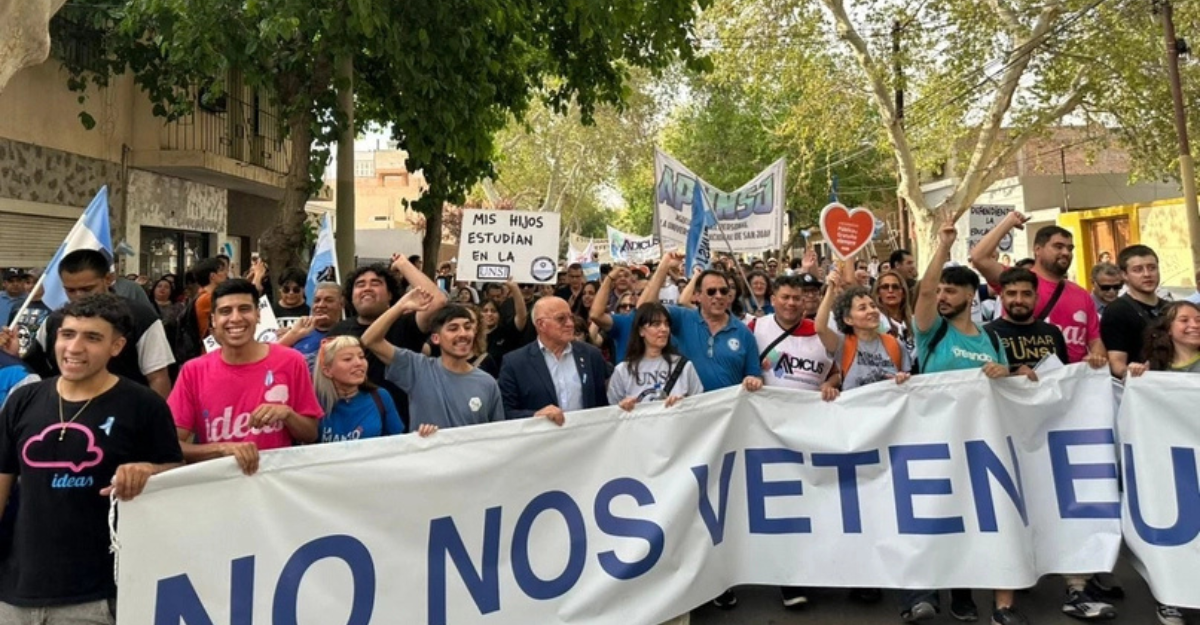 Este jueves se realiza la quinta Marcha Federal Universitaria en San Juan y el Congreso de la Nación