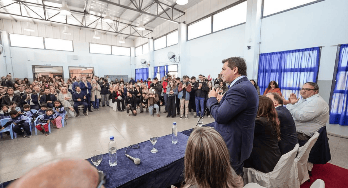 Orrego inauguró las obras de ampliación en la Escuela República del Paraguay en Vallecito. Orrego inauguró las obras de ampliación en la Escuela República del Paraguay en Vallecito.