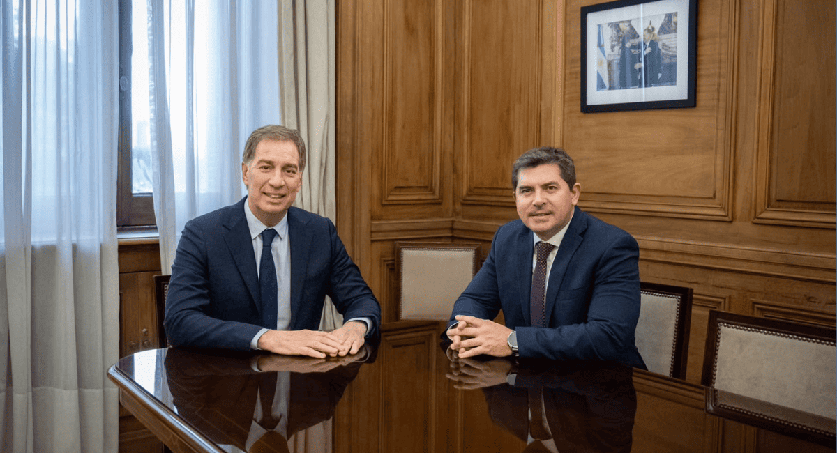 Gestión clave en Casa Rosada: el gobernador Marcelo Orrego se reunió con Diego Santilli Gestión clave en Casa Rosada: el gobernador Marcelo Orrego se reunió con Diego Santilli