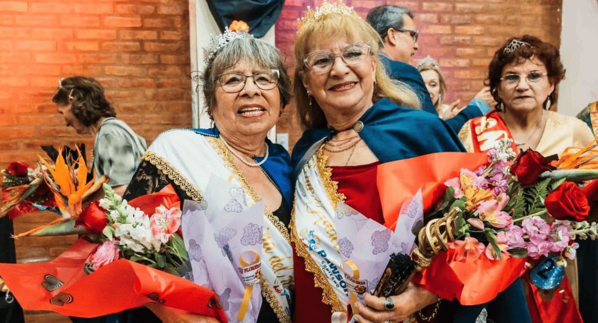 Susana Castro fue elegida Reina Departamental del Adulto Mayor de Rawson 2026