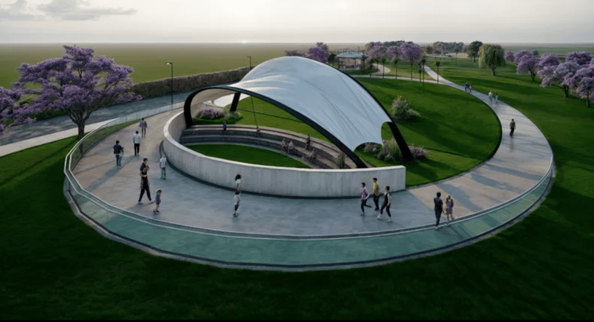 Avanza la cuarta etapa del Parque de Santa Lucía: planetario, anfiteatro y áreas deportivas