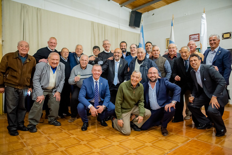 El vicegobernador Fabian Martin participó del cambio de autoridades del Rotary Club Rivadavia