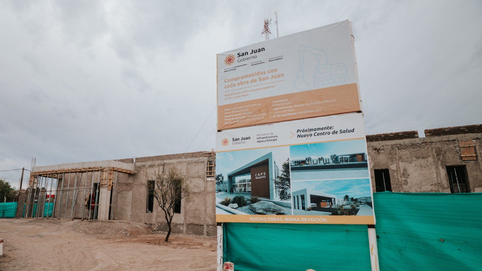 Más de 38.000 vecinos serán beneficiados por un plan de obras en el hospital y siete CAPS de Caucete