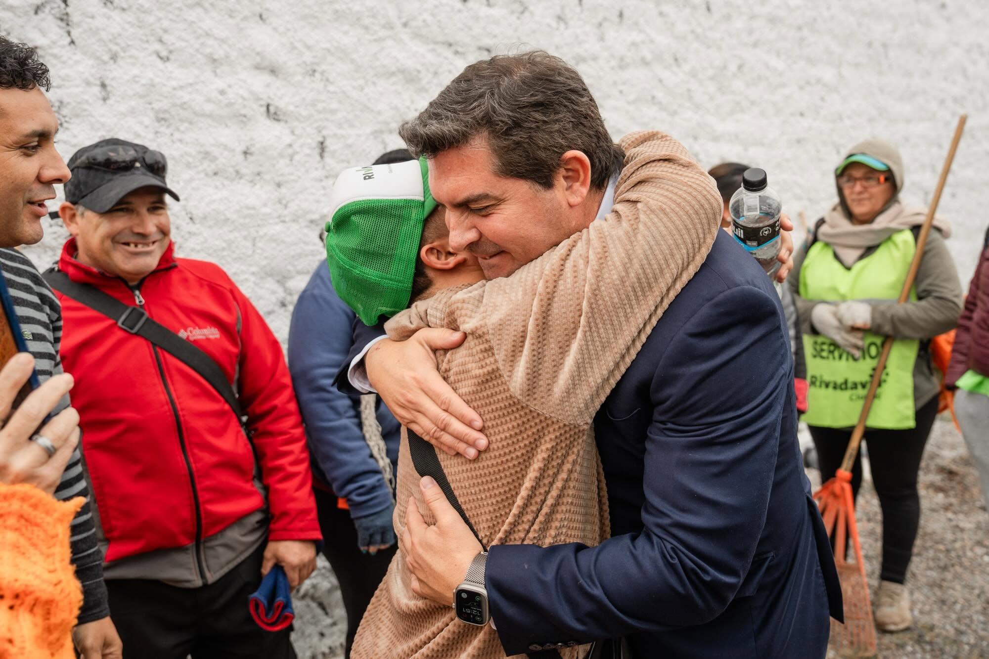 El gobernador Marcelo Orrego junto  al vicegobernador Fabián Martín,encabezó la inauguración del Centro de Atención y Acompañamiento de Consumos Problemáticos de Rivadavia en La Bebida