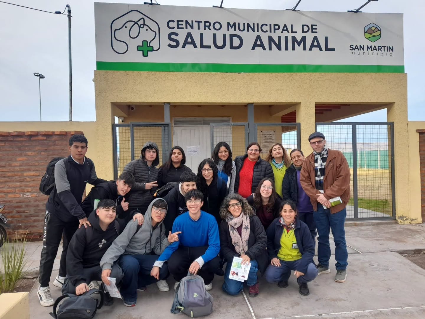 Estudiantes conocieron el trabajo del Centro Municipal de Salud Animal en San Martin