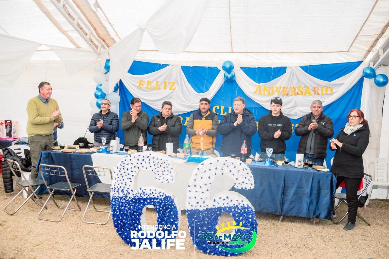 El intendente, Rodolfo Jalife participo de los festejos por el 66° aniversario del Club Rafael Benavídez.