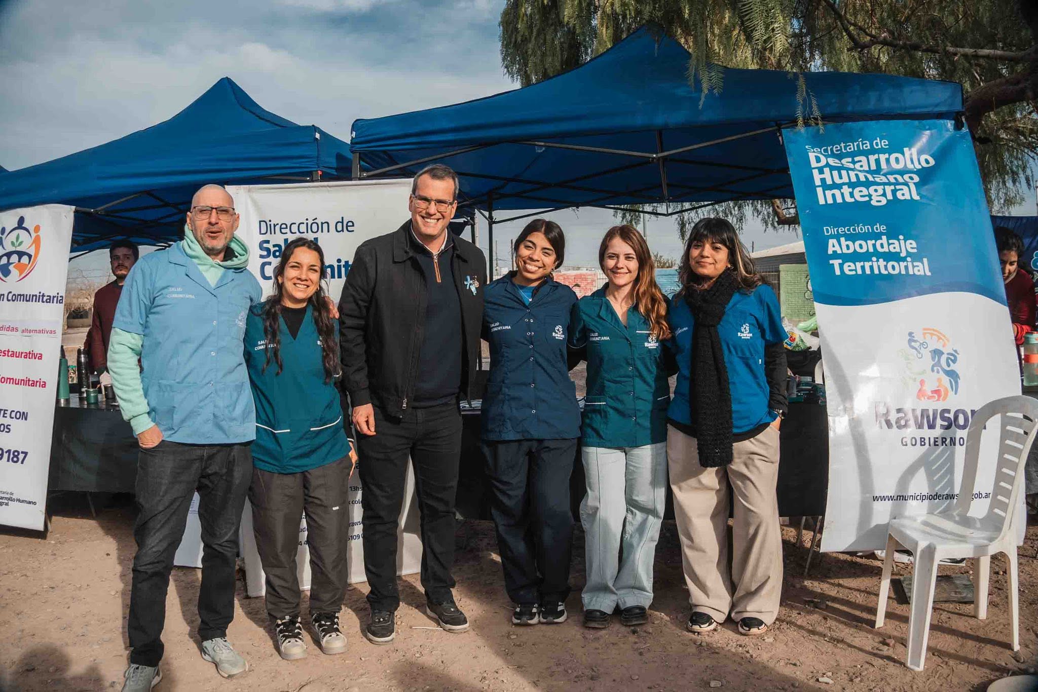 Rawson en comunidad llega al Bº Sierra Morada con una nueva jornada de servicios,asesoramiento y actividades para los vecinos.