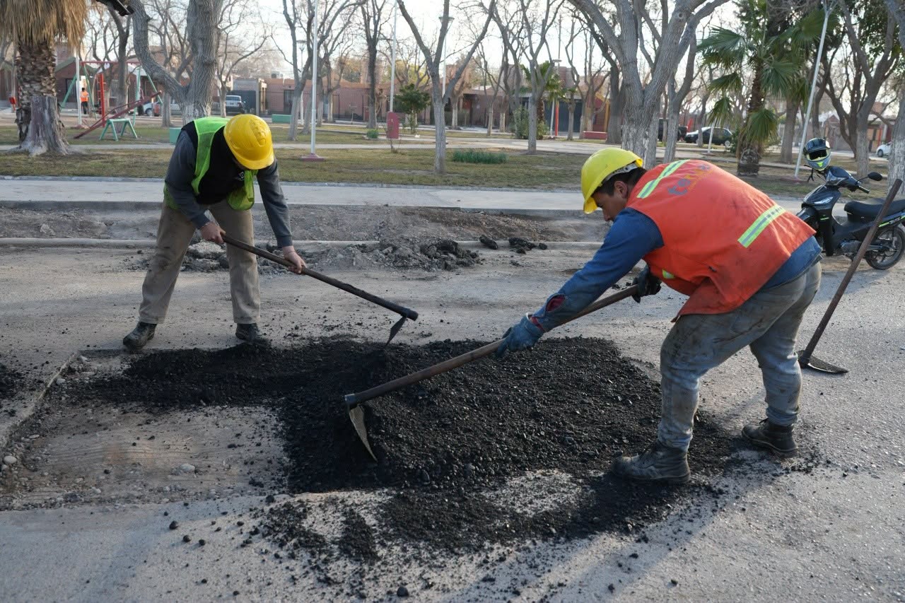 La gestión de la intendenta Daniela Rodríguez continua llevando adelante trabajos que mejoraran las calles de cada rincón del departamento.
