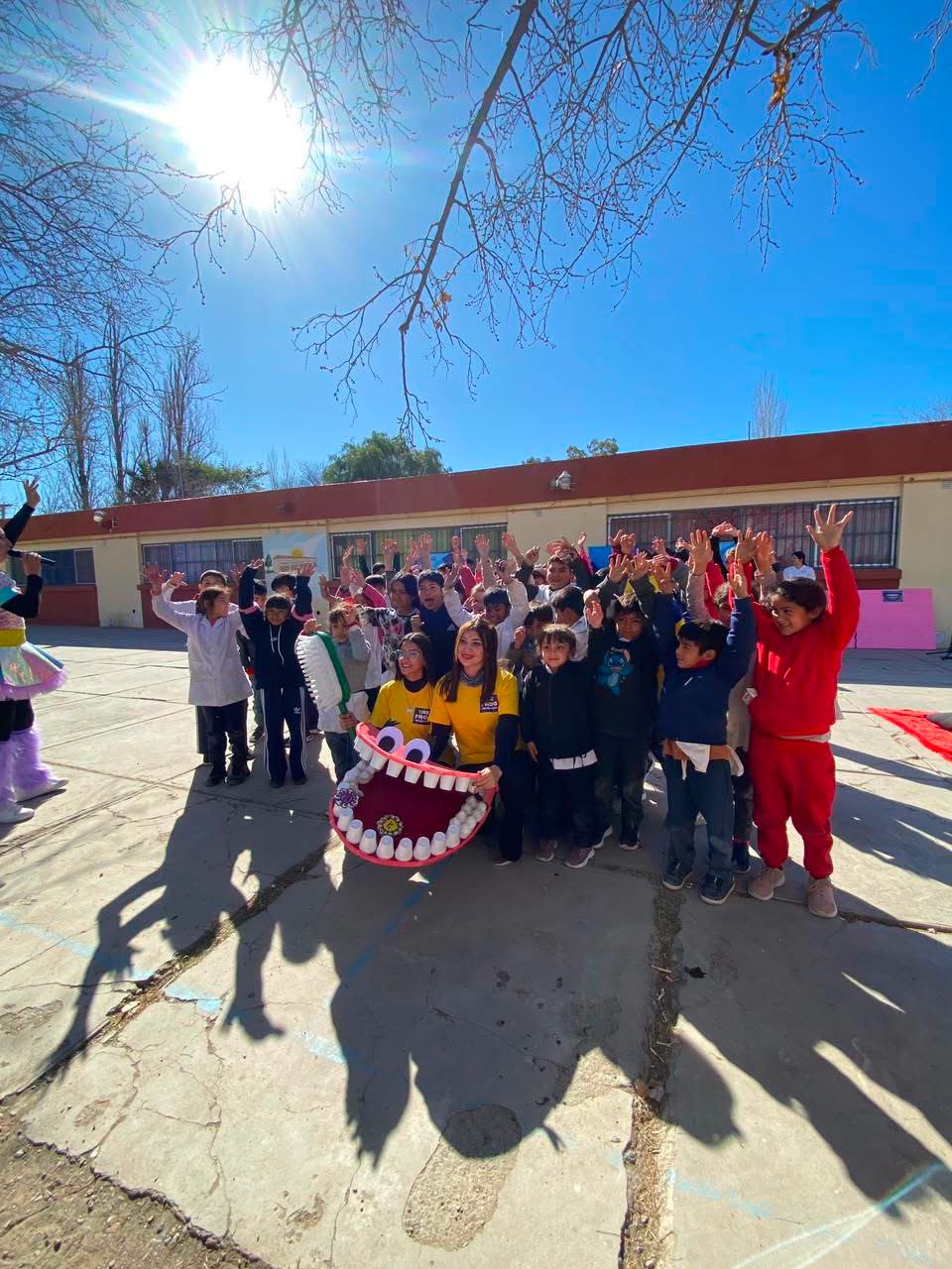 El municipio de 25 de Mayo llevo a cabo otra jornada de Aprender Jugando sobre la Salud Bucal.