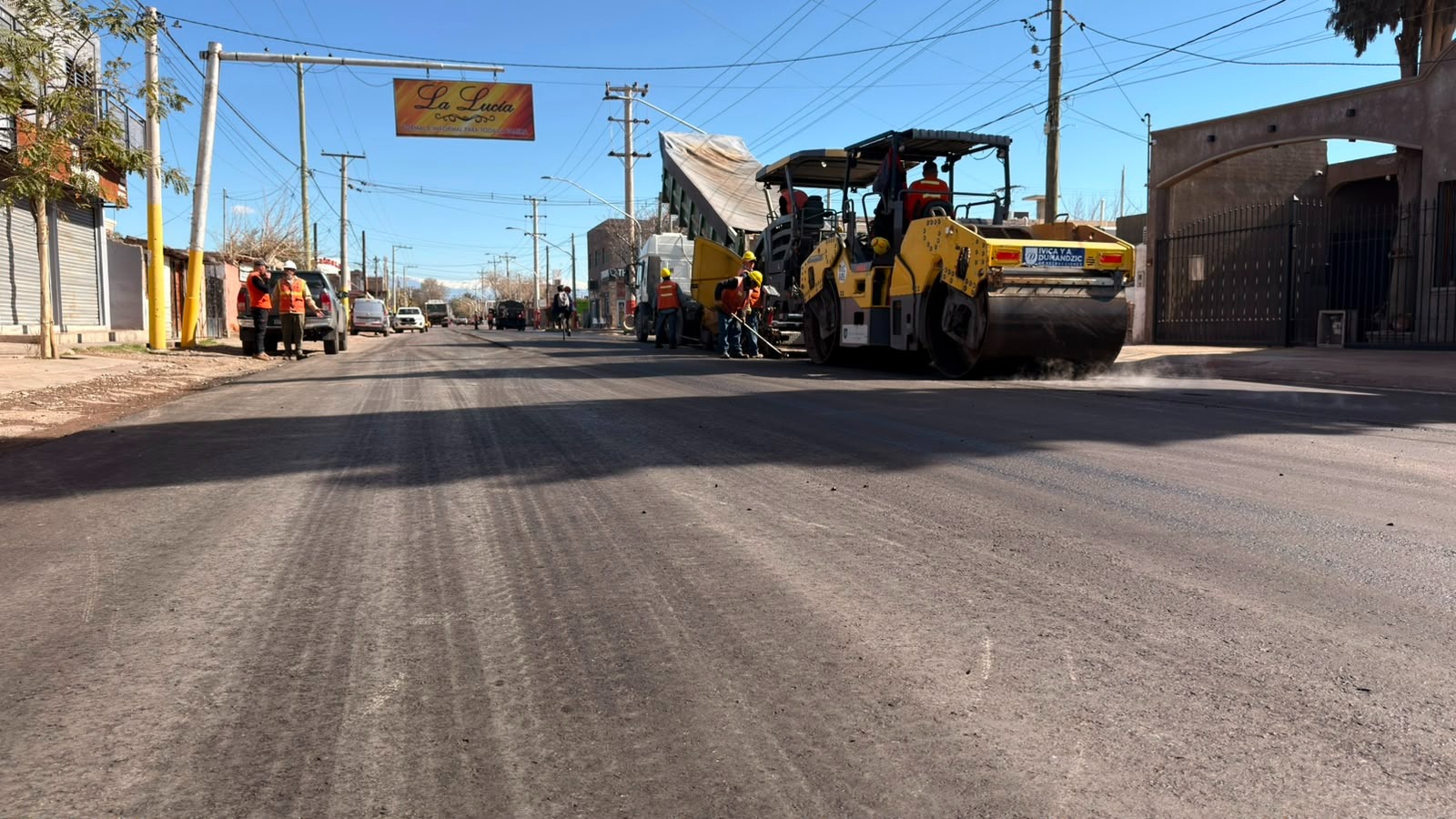 El Gobierno de San Juan  avanza con la repavimentación de avenida Benavídez