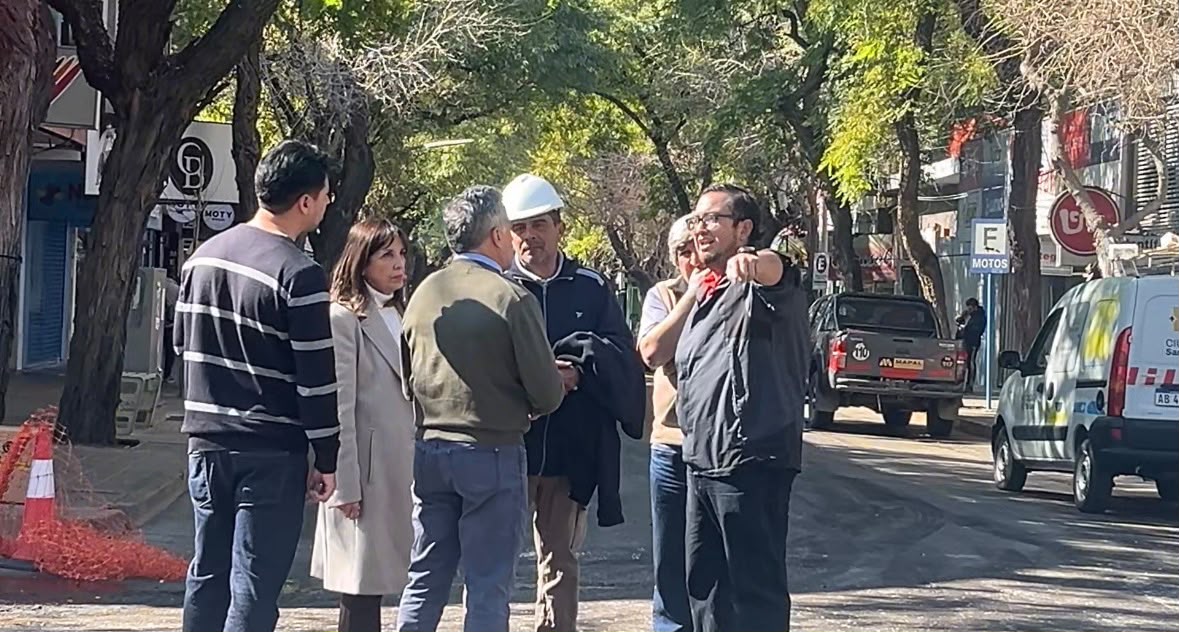 La intendente Susana Laciar destacó que la pavimentación dentro del Plan 50 Cuadras ya alcanzó un 40 por ciento de avance