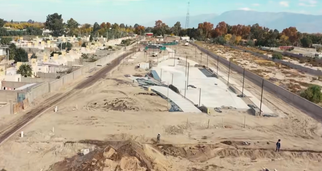 El Parque de Santa Lucia avanza ya en su tercera etapa de construcción.