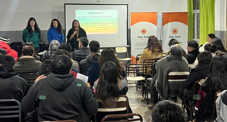 El Ministerio de Desarrollo Humano impulsa  en Valle Fértil la concientización sobre violencia de género, bullying y grooming en ámbitos educativos