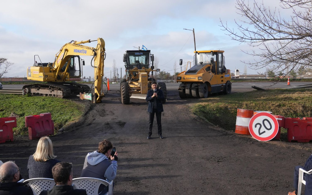 Pullaro activó la reconstrucción de la Ruta A012: «Nos hacemos cargo porque hay un plan»