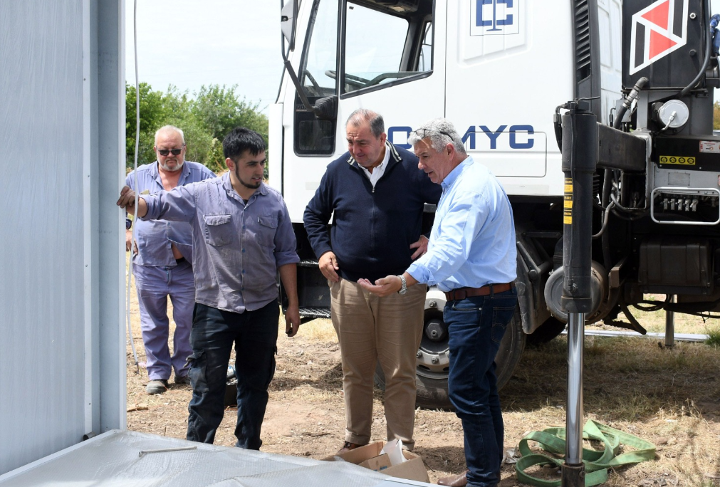El municipio construye un Centro de Asistencia Integral frente al camino a Alto Verde ante la amenaza de El Niño