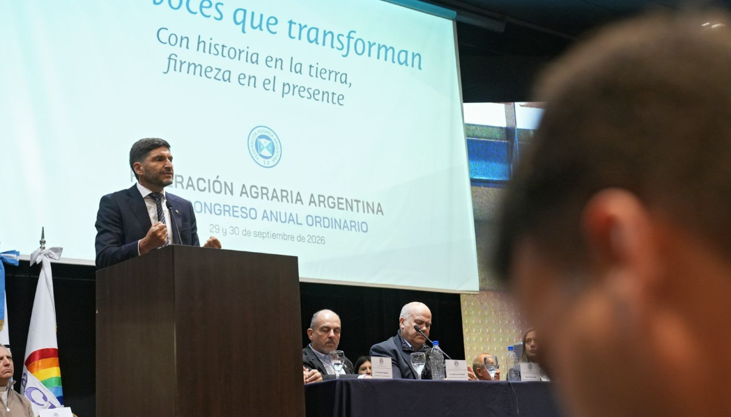 Pullaro inauguró el Congreso de la Federación Agraria: «Recibimos al país en una provincia pacificada»