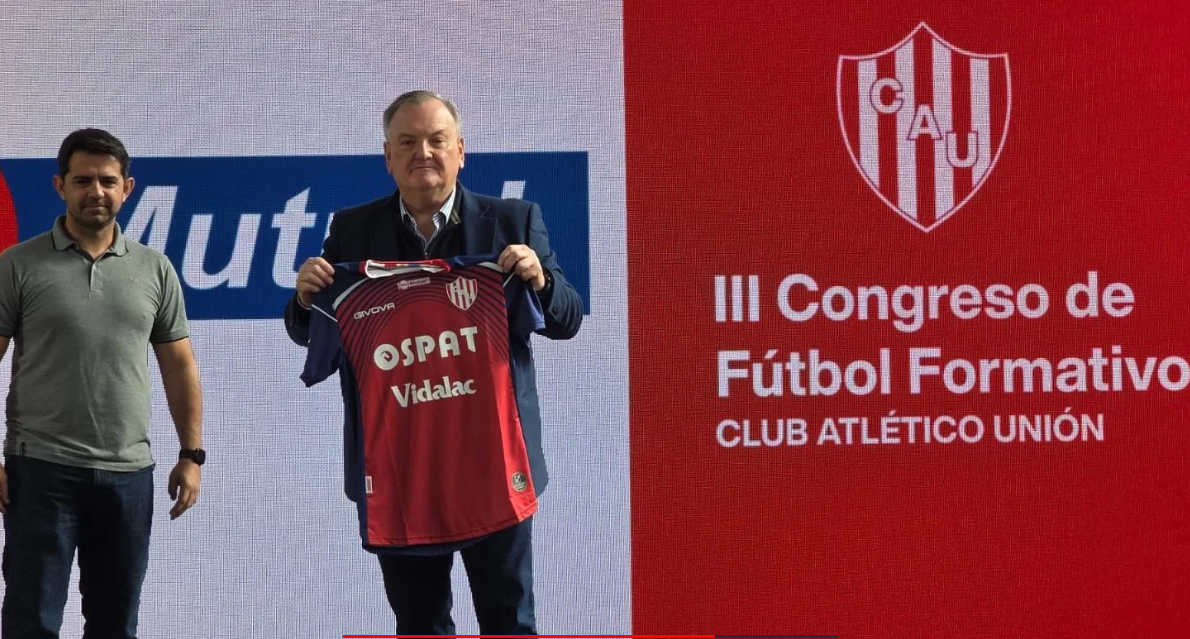 Felipe Michlig inauguró el III Congreso de Fútbol Formativo en Unión de Santa Fe
