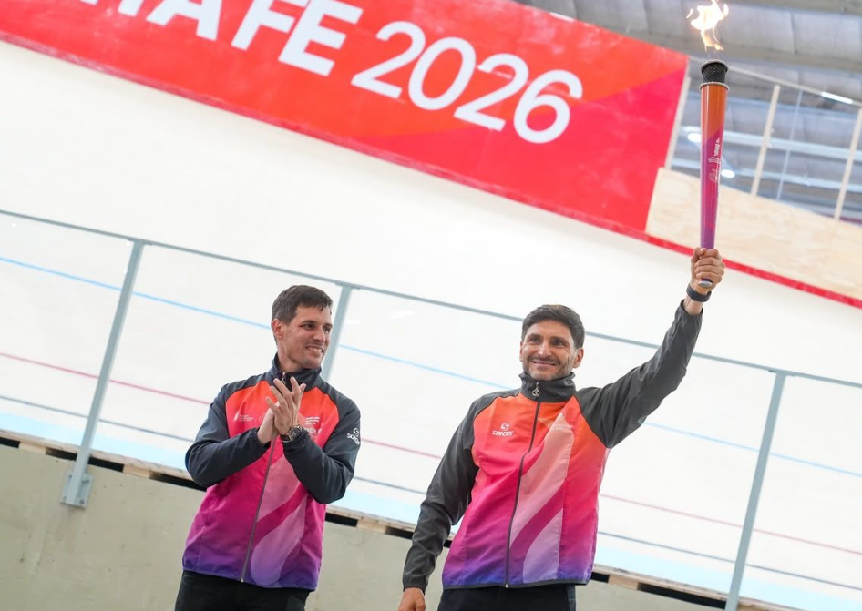 Pullaro inauguró el nuevo velódromo internacional de Rafaela para los Juegos Suramericanos