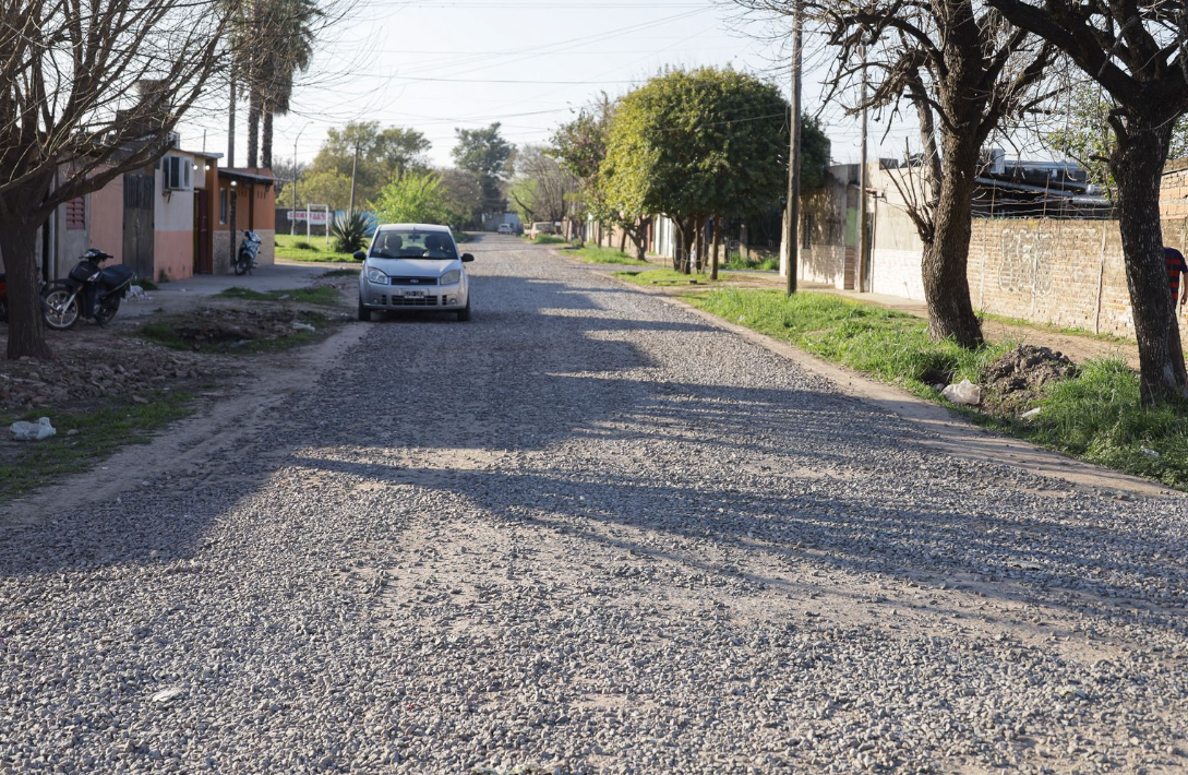 Santa Fe: finalizaron las obras de estabilizado pétreo en 124 cuadras de Nuevo Horizonte y Entrada Norte