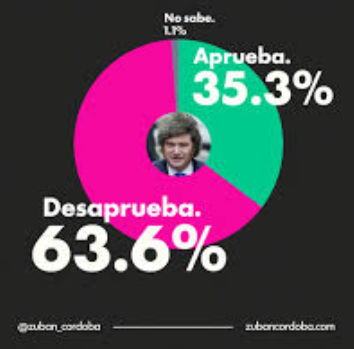 El desgaste del relato libertario: la desaprobación de Milei sigue en ascenso