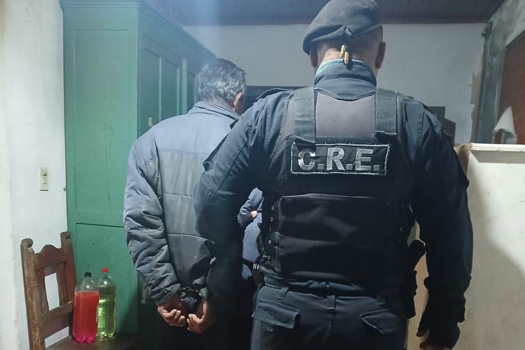 El comando Radioeléctrico de Villa Ocampo esclareció un ilícito contra la propiedad y detuvo a delincuente Chaqueño.
