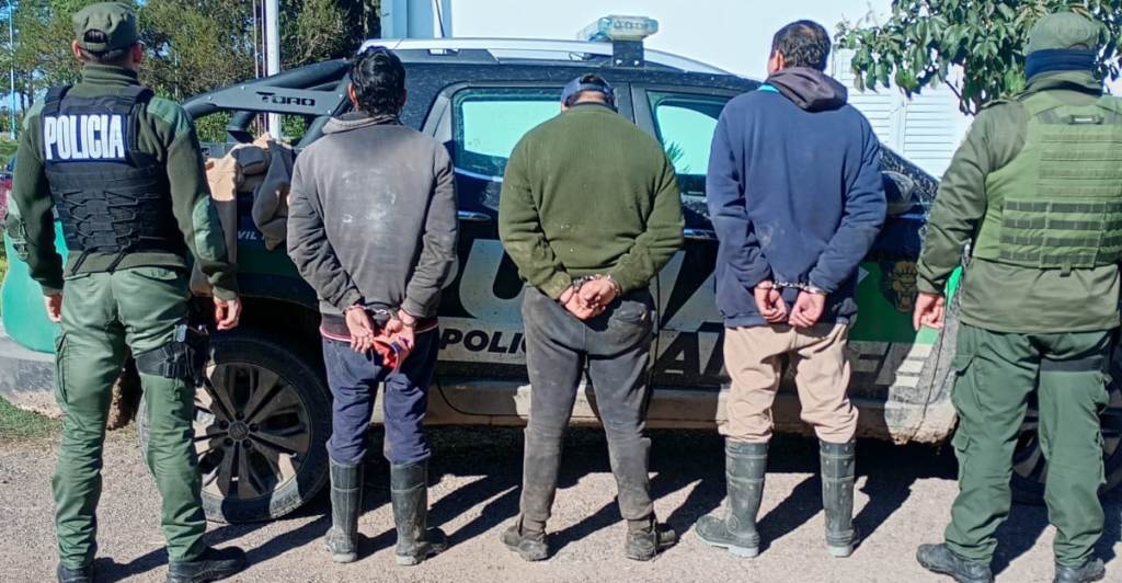 “Los Pumas” de San Javier, en una rápida actuación,  lograron abortar el robo de un ternero y detuvieron a tres delincuentes rurales.