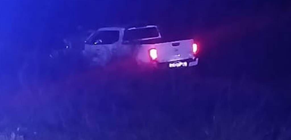 El mal estado de la ruta nacional 11 y la intensa lluvia, provocaron el despiste de una camioneta en jurisdicción de Florencia.