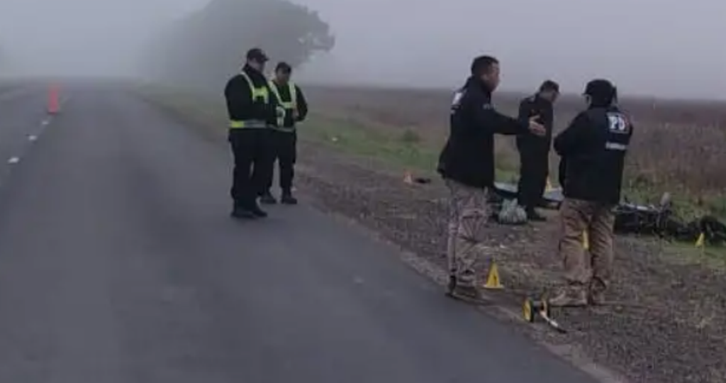 Encontraron muerto a un motociclista de 55 años de Las Garzas en la ruta Nacional 11, jurisdicción de Guadalupe Norte.