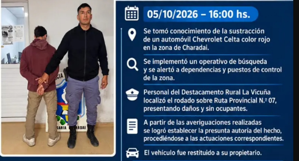 La policía chaqueña detuvo al camionero de Reconquista que era buscado desesperadamente por su familia.