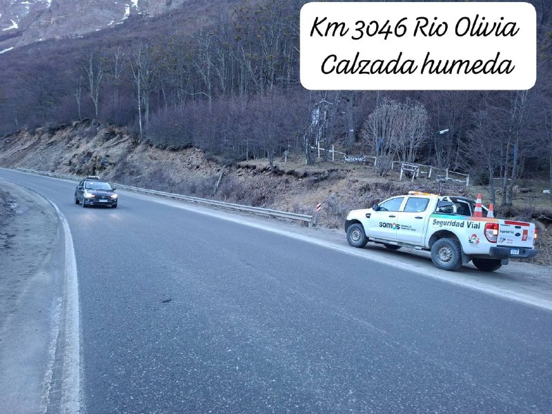 RUTA NACIONAL N.º 3: RECOMIENDAN CIRCULAR CON PRECAUCIÓN