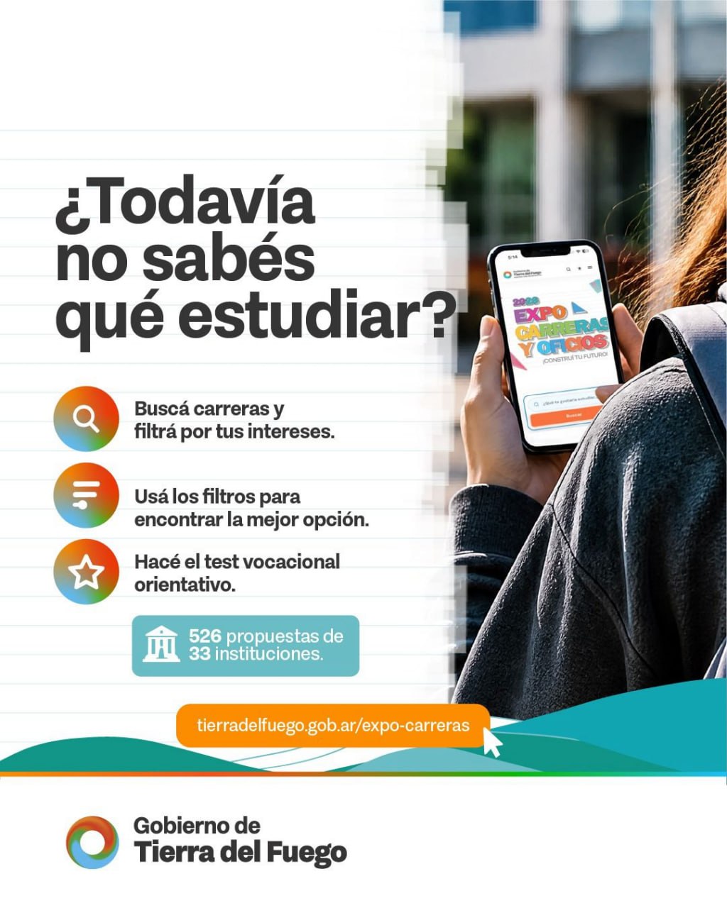 QUÉ ESTUDIAR EN TIERRA DEL FUEGO: MÁS DE 500 PROPUESTAS EDUCATIVAS DISPONIBLES EN UNA SOLA PLATAFORMA