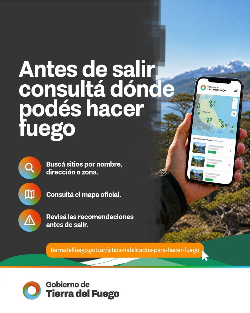 GOBIERNO LANZÓ UNA PLATAFORMA PARA CONSULTAR EL RIESGO DE INCENDIOS