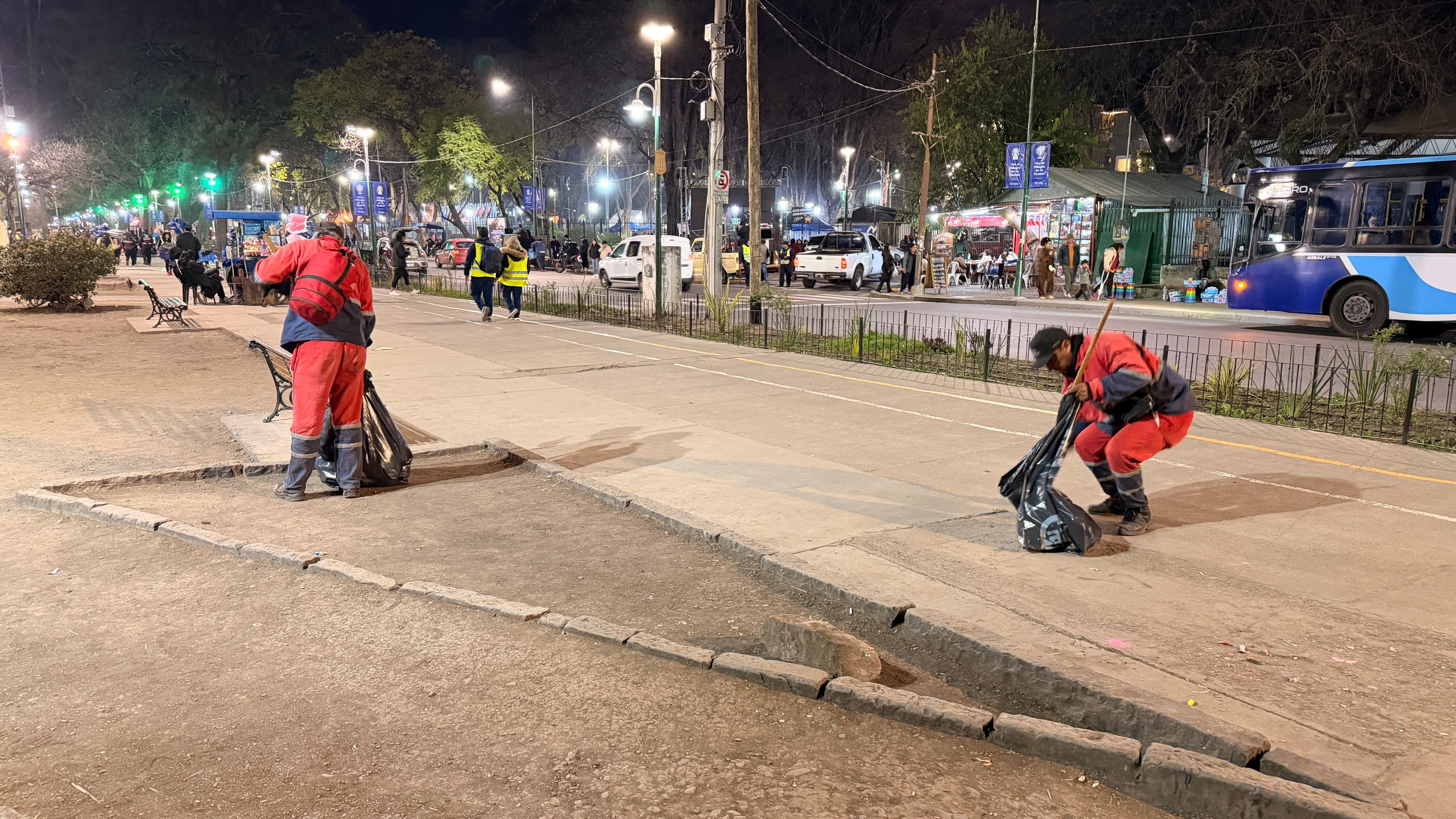 La ciudad quedó limpia y ordenada tras la celebración del Milagro en Salta