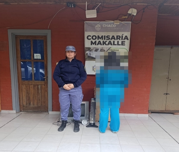 Recuperaron elementos robados de una vivienda de Makallé y una joven quedó vinculada a una causa por supuesto encubrimiento